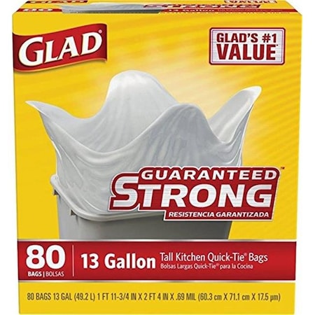 Clorox Clorox 236005 13 gal Kitch Bag - 80 Count 236005